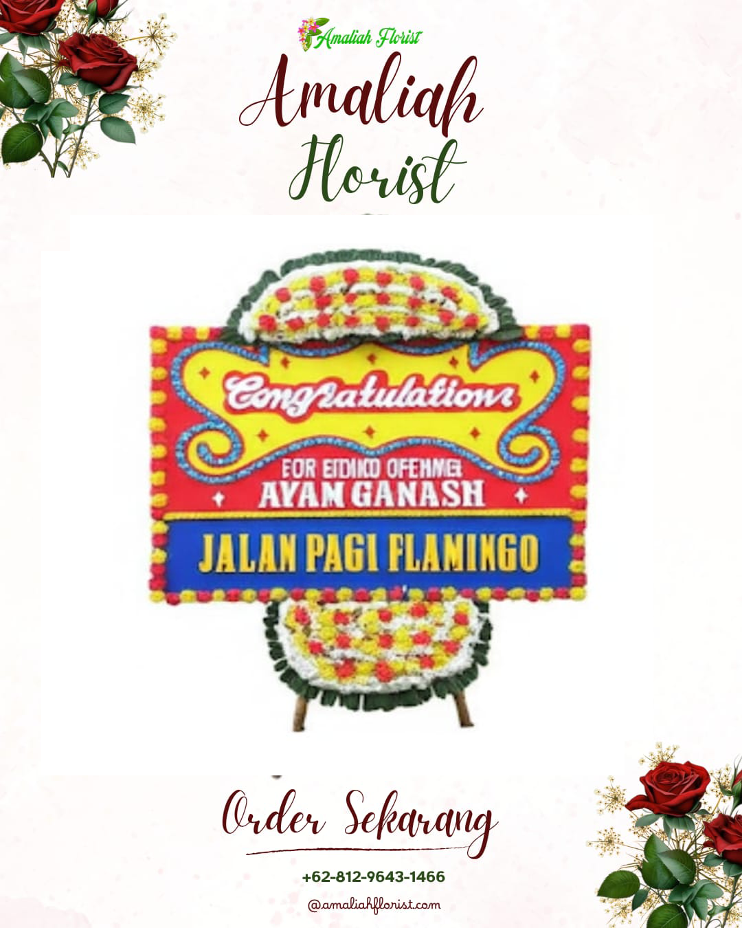 Sewa Papan Bunga Plumpang